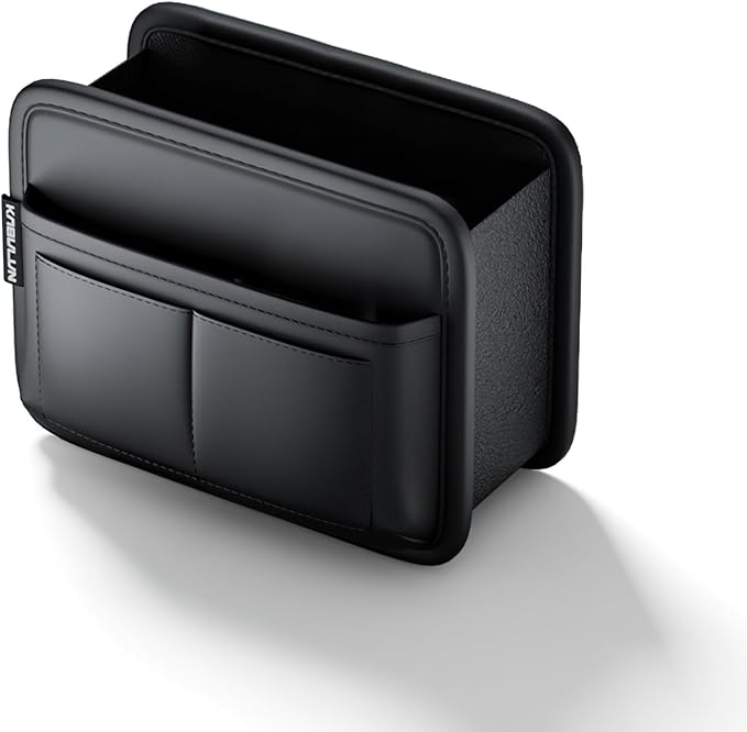 LEIWOOR Car Door Organizer & Cup Holder, Multifunctional Car Storage Box, Trash Can, Large Capacity Storage Bag, Foldable Side Storage Pouch, Interior Accessory for Sedan SUV Truck (Multi-Pocket Pro)