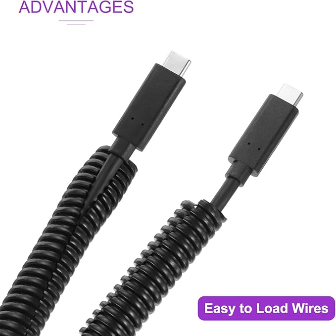 DMiotech 25ft Wire Loom Split Tubing 1 Inch(25.5 Mm) ID, Cord Protectors from Pet Flexible Conduit Cable Management for Office, Home, Garden, Black