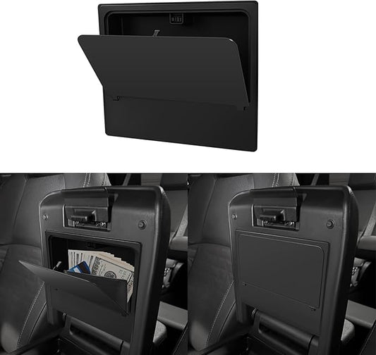 Muslogy Center Console Hidden Storage Box Compatible with 2025 2026 Toyota 4Runner Accessories Armrest Privacy Hidden Design Middle Console Secret Organizer Compartment ABS Material Large Opening