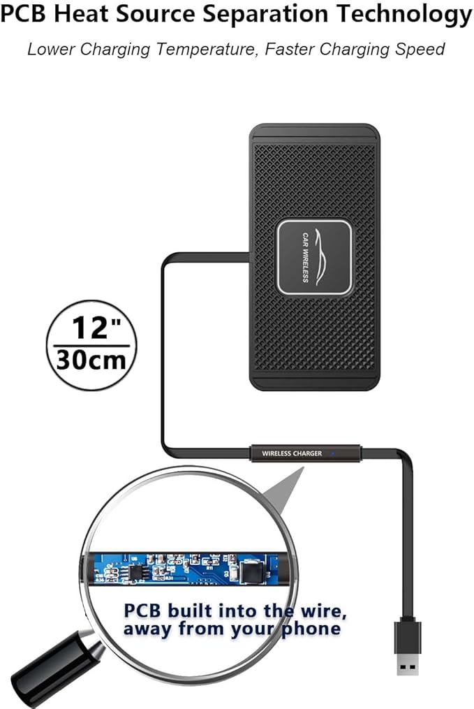 Wireless Car Charger Qi Charging Pad Fast 15W 10W 7.5W Quick Charge Adapter for iPhone 14 13 12 Mini 11 Pro Max 8 Plus X XR Xs Airpods LG Samsung Note Galaxy Buds S9 S10 S20 S21 S22 S23 Android Phones