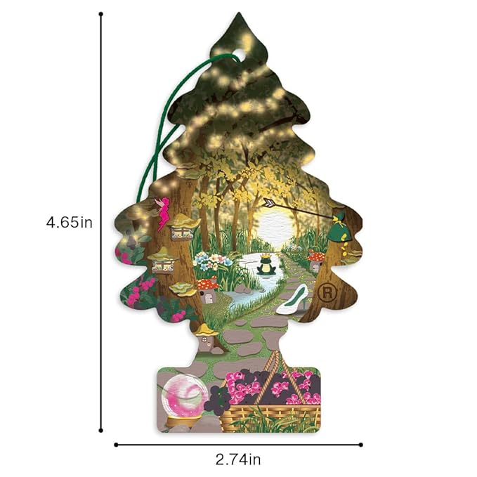 LITTLE TREES Car Air Freshener | Hanging Tree Provides Long Lasting Scent for Auto and Home | Enchanted, 24 Air Fresheners