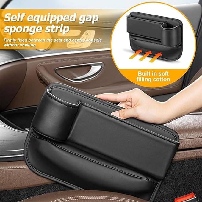 Car Seat Gap Filler for Kia Sportage V 2021 2022 2023 2024 2025, Console Side Storage Box Multifunctional Filler Organizer Car Accessories,Main Driver red