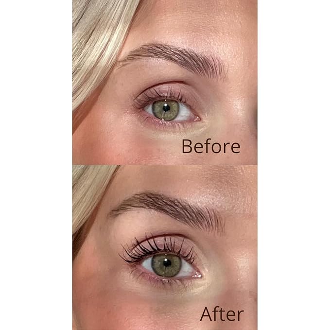 Hypoallergenic Mascara Sensitive Eyes - Smudge-Proof, Sweatproof, Lengthening Mascara with amazing separation of the lashes - Vegan, Non Toxic Mascara Black (Black, 9 ml)