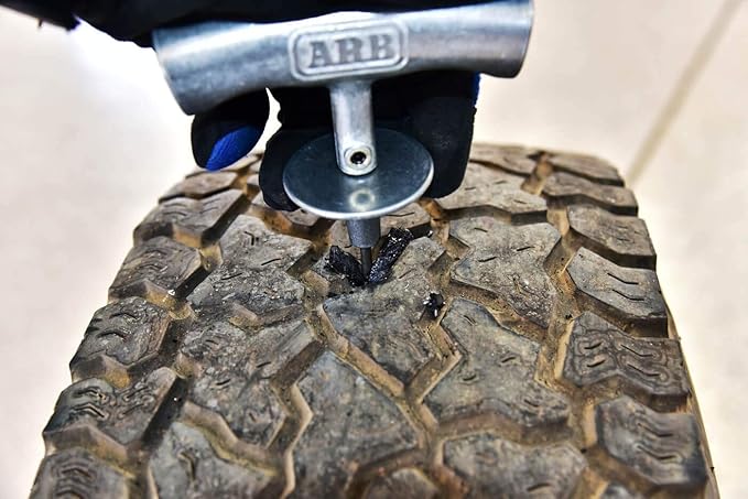 ARB 10000011 Speedy Seal 2 - Universal Heavy Duty Tire Repair Kit For Car, Truck, RV, Jeep, ATV, Motorcycle, Tractor, Trailer. Flat Tire Puncture Repair Kit Fix Punctures and Plug Flats 50 String Plug