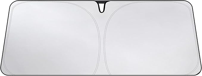 EcoNour Windshield Sunshade Compatible for Jeep Wrangler 1997-2015 2016 2017, Sun Visor for Front Windshield & Window Sun Shade Cover, UV Heat Blocker & Protector, Car Accessories