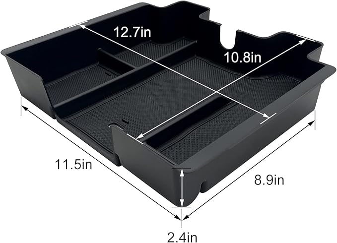 JOJOMARK Center Console Organizer Tray fits for 2019-2022 GMC Sierra/Chevy Silverado 1500 Accessories, 2020-2021 2022 2023 Silverado/Sierra 2500 HD/3500 HD -Full Center Console Models Only