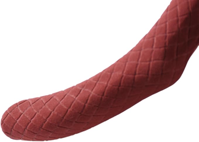 Quick Install Sporty Suede Leather Car Steering Wheel Cover with Braided Grips for All 14½" to 15" Sedan Coupe SUV Pickup 14.5 to 15 inches