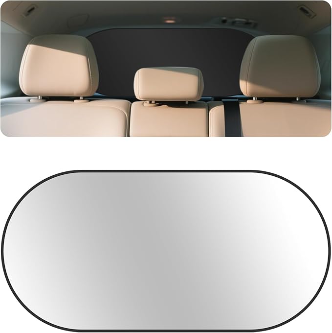 39.37 * 19.76" Car Shades for Back Windows Baby,Sun Protection & Heat Blocking Back Window Sun Shades for Cars with 6 Suction Cups,Foldable Pop-Up Car Window Shade for Cars SUVs