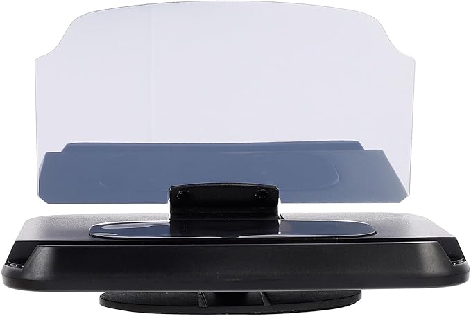 Car Head-up Display Phone Holder Mount Bracket, GPS Navigation Stand for Vehicles, Black Head-up Display Phone Cradle Compatible with Windshield and Dashboard Use