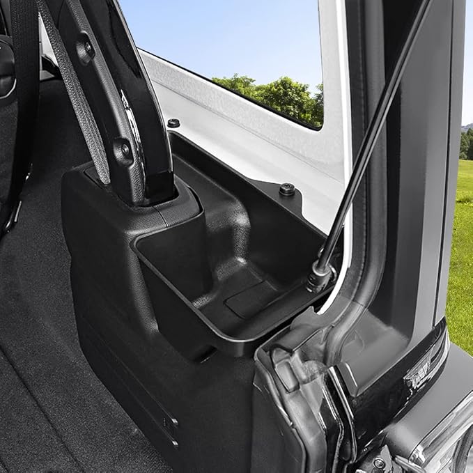 Autorder Trunk Storage Organizer for 2018-2023 Jeep Wrangler JL JLU 2/4 Door Accessories Rear Cargo Side Storage Box Left & Right Side 2PCS