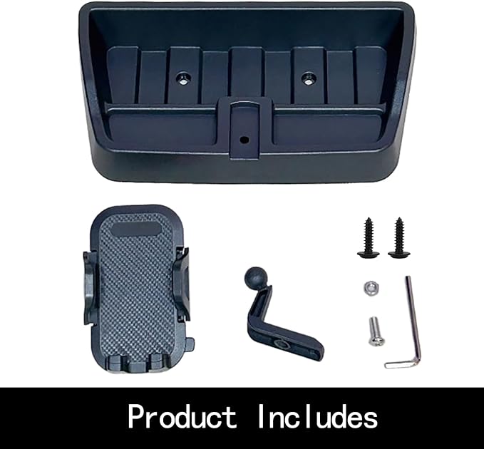 TJ Phone Mount for 1997-2006 Jeep Wrangler TJ Dashboard Cell Phone Holder with Storage Tray Interior Accessories