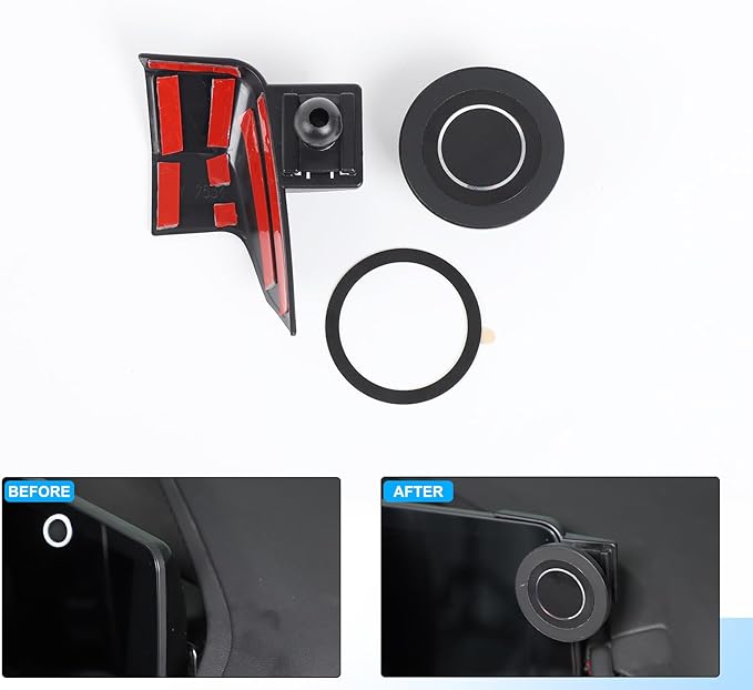 Car Phone Holder Compatible with Chevrolet Corvette C8 2020-2025 Stingray Center Console Dashboard Phone Mount Magnetic Phone Mount Dash Clip Accessories