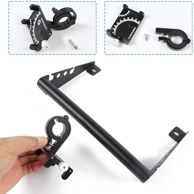 JeCar for Jeep JK Phone Holder Dash Phone Mount for 2007 2008 2009 2010 Jeep Wrangler JK JKU Rubicon Sahara Sport