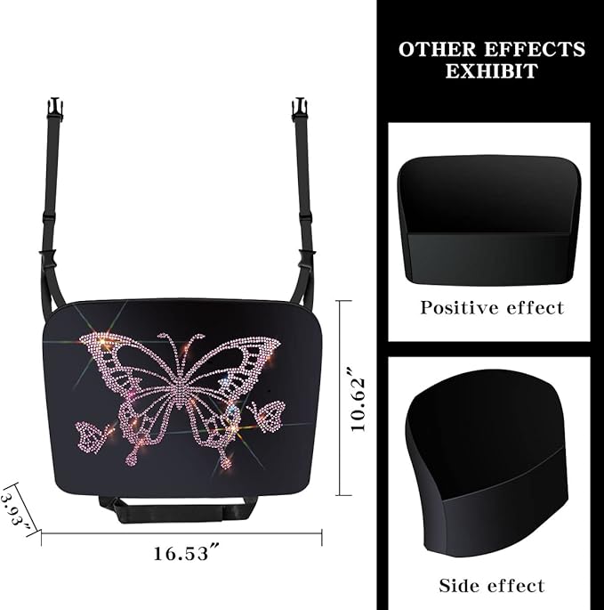 Car Handbag Holder Car Net Pocket Handbag Holder Car Backseat Organizer Car Handbag Holder Between Seats(Pink)