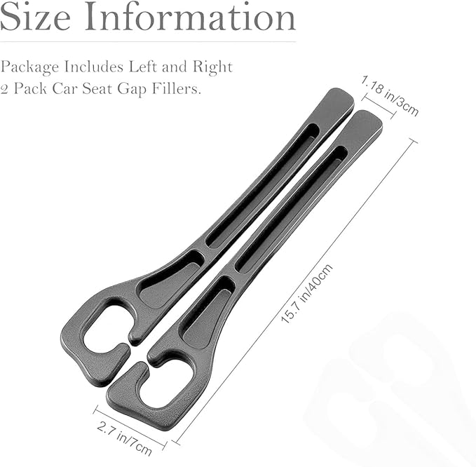 2 PCS Car Seat Gap Filler for BMW X1 X3 X5, Seat Gap Plug with Storage Slot Console Organizer to Stop Items Falling Between Seats Plug Play,B/Red