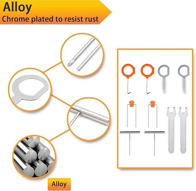 27PCS Car Tool Kit Set, Stainless Steel Essential Automotive Tools Sets with Carrying Bag