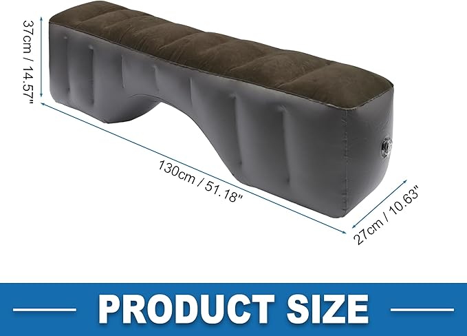 Car Mattress Sleeping Mat Comfortable Rear Seat Air Bed Gap Pad for Napping Travel