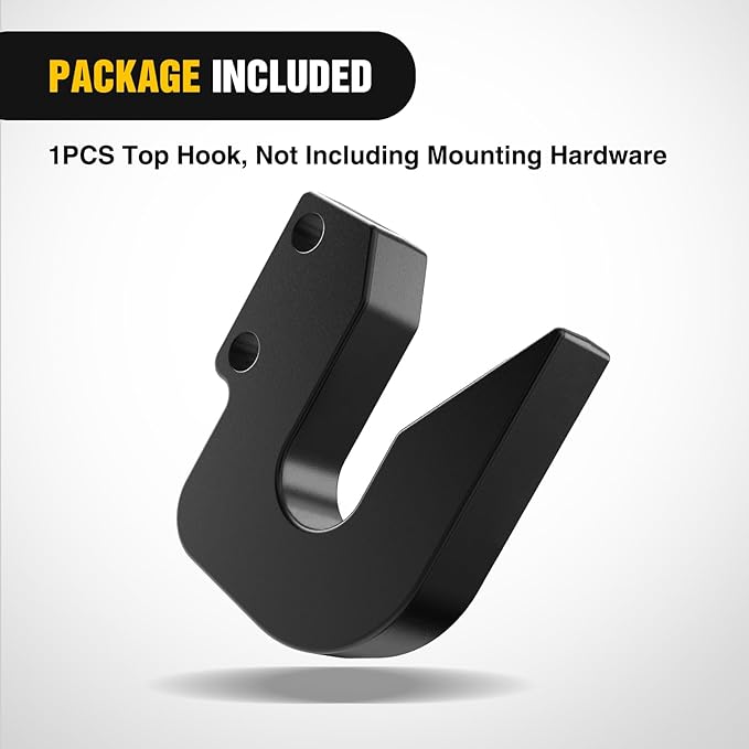 Nilight Quick Hitch Top Hook for Cat 1 Fit for Harbor Freight Tow Hook Up 3 Point Quick Attach Category Black Powder Coated Replaces HW14-11-37 and HF141137