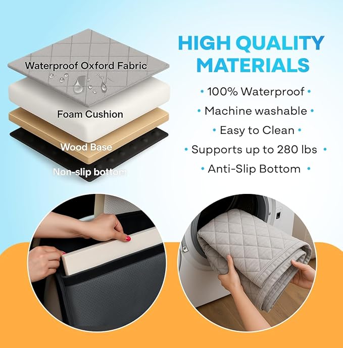 APetsPlanet Backseat Extender for Dogs, Dog Seat Cover Hard Bottom for Car Backseat & Truck Travel Bed, Platform Hammock Mat Converts Rear Seat Into Backseat Bed, Grey with Door Covers