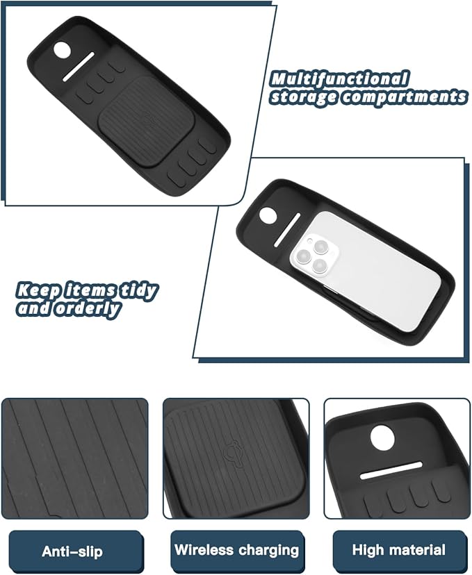 (2Packs)2026 Palisade Center Cup Holder for 2026 Hyundai Palisade Accessories Silicone Material Cupholder Coaster & Rubber Mat Compatible with 2026 Hyundai Palisade Calligraphy/SEL/Limited/XRT Pro