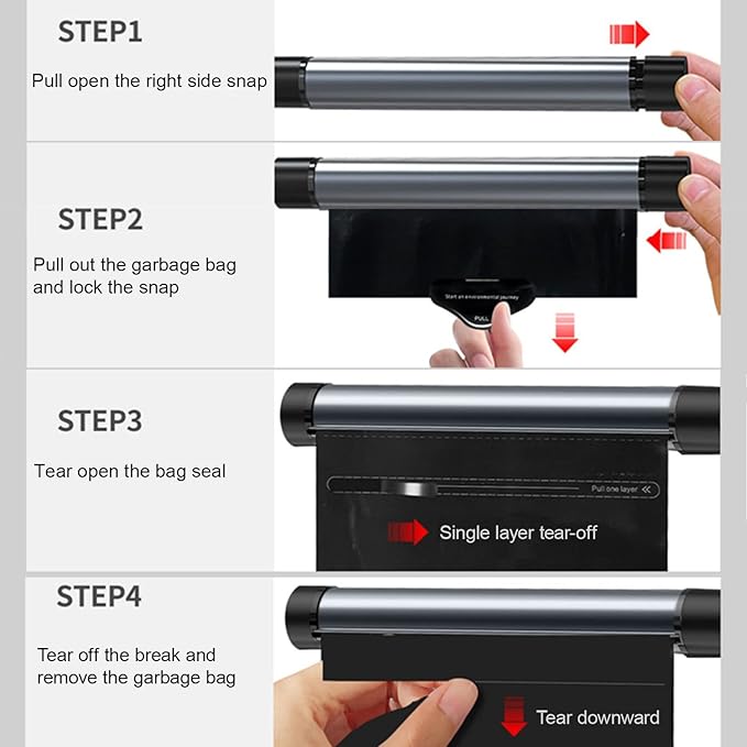 Car Trash Bags with Dispenser