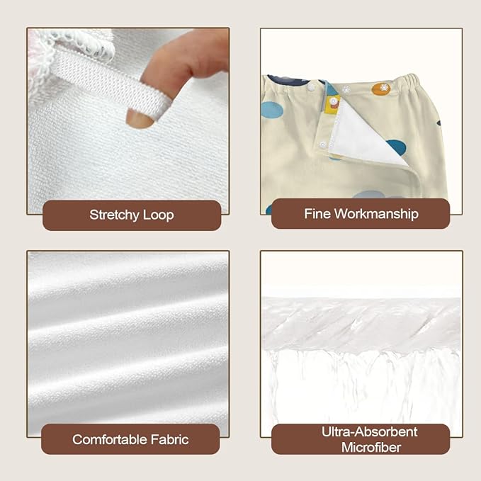 Women Bath Wrap Hair Towel Drying Cap Set Colored Trucks Cars Polka Dots Soft Absorbent Bathrobe Shower Wraps with Adjustable Closure Spa Bath Robe