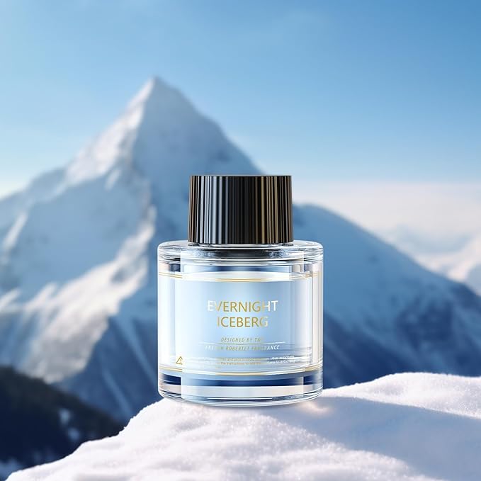 Ceeniu Car Air Fresheners - F26/CF12 Car Perfume Refill 45ml - Evernight Iceberg - Natural Plant Extracts - Long Lasting - 0% Alcohol 0 Additives