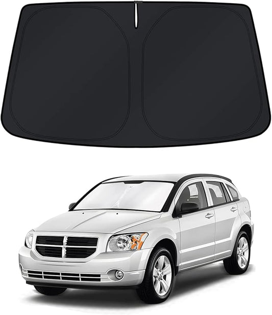 KUST Windshield Sun Shade for 2007–2012 Dodge Caliber Accessories Window Shade Sun Visor Foldable Block UV Rays Keep Car Cooler