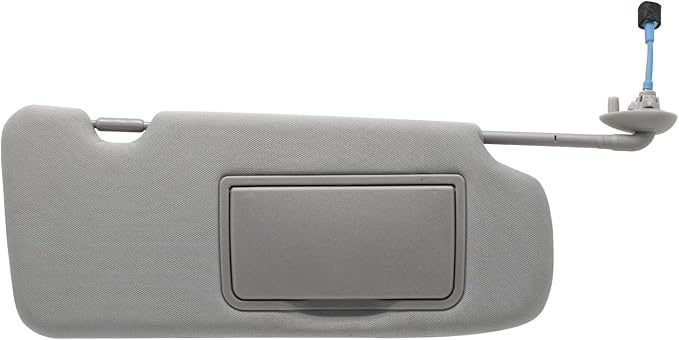 NHILES Passenger Right Side Sun Visor Compatible with Honda CRV 2017 2018 2019 2020 2021 2022 Sunshade Number 83230TLAA12ZB Color: Gray