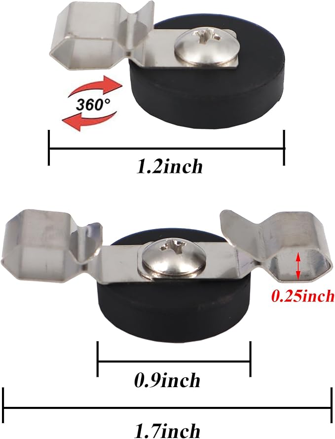 Heavy Duty Magnetic Cable Holder Clips, Anti-Scratch Magnetic Cord Organizer, Anti-Slip Strong Magnet Cable Clips, Wire Holder for Joyroom, Car, Garage, Office, Patio, Computer 6 PCS