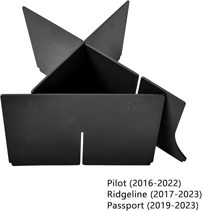 EDBETOS Center Console Organizer Insert Compatible with Honda Pilot 2016-2019 2020 2021 2022/ Ridgeline 2017-2023/ Passport 2019-2023 - Console Accessories