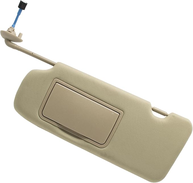 NHILES Driver Left Side Sun Visor Compatible with Honda CRV 2017 2018 2019 2020 2021 2022 Sunshade Number 83280TLAA12ZA Color: Beige