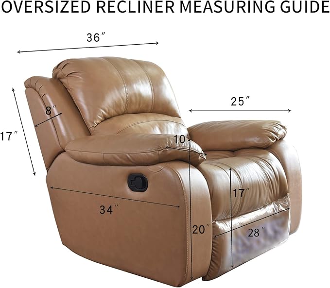 PureFit Reversible Quilted Sofa Cover, Water Resistant Slipcover Furniture Protector, Washable Couch Cover with Non Slip and Elastic Straps for Kids, Dogs, Pets (Oversized Recliner, Beige/Beige)