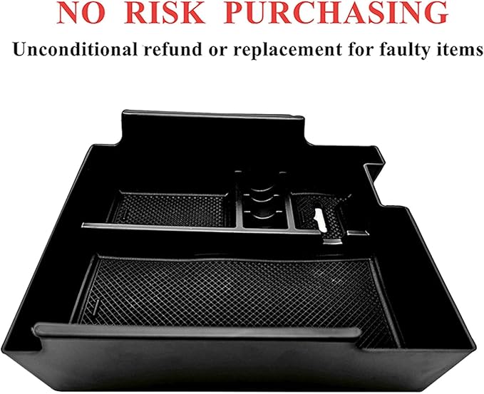 Center Console Organizer Interior Storage Box fit for Ford Explorer 2019 2018 2017 2016 2015 2014 2013 2012 Accessories Armrest Secondary Storage Tray