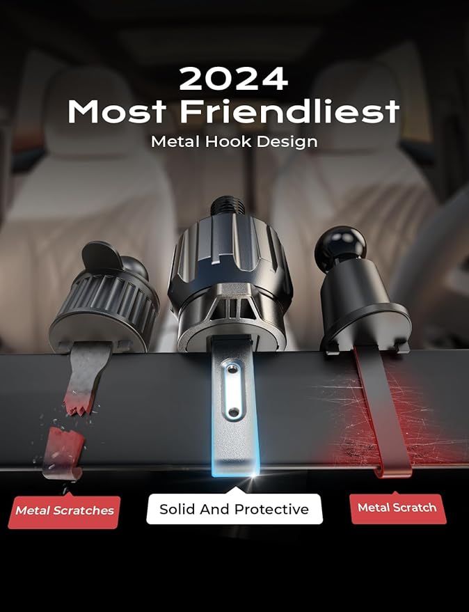 AINOPE Phone Mount for Car 3-1 Gravity Car Phone Holder Mount for Car Dashboard Windshield Air Vent Cell Phone Holder Car for iPhone 15 Pro Max 14 13 12 & All Phones Kits