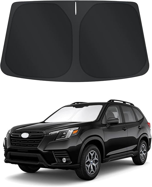 TINGLU Sun Shade for Subaru Forester 2019-2024 2025(Crossover/Base/Premium/Sport/Limited) Accessories Windshield Sun Shade Window Shade UV Rays Protection Sun Visor Cover