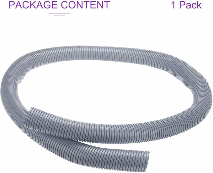 DMiotech 6.6ft Wire Loom Split Tubing 2 Inch(50.8mm) ID, Cord Protectors from Pet Flexible Conduit Cable Management for Office Home Garden, Gray