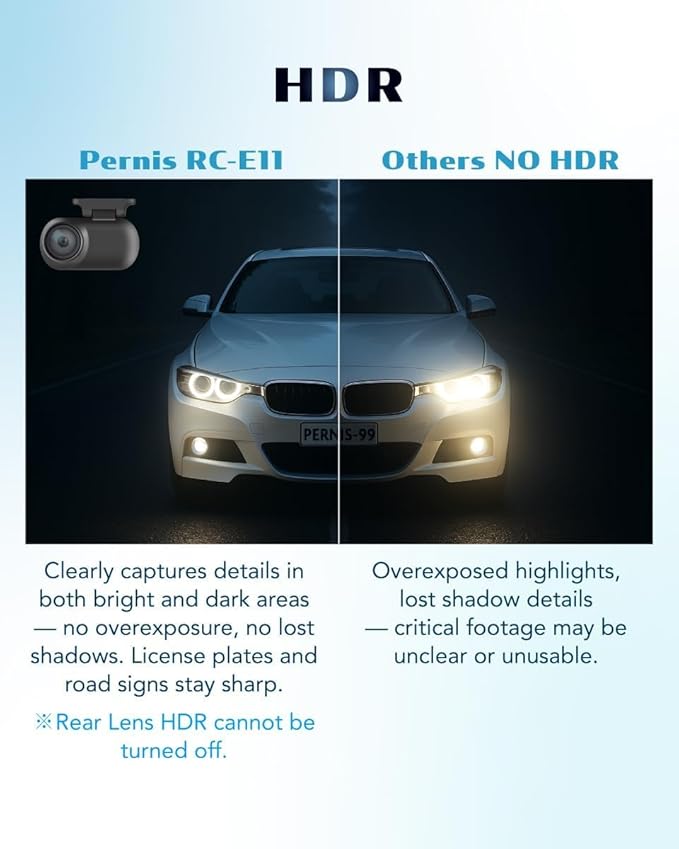 4K Dash Cam Front and Rear, STARVIS Sensor, Free Card Included, 2.4GHz WiFi Dash Camera for Cars, Built-in GPS, Night Vision, G-Sensor, Emergency Lock, 3.16'' IPS, Parking Mode