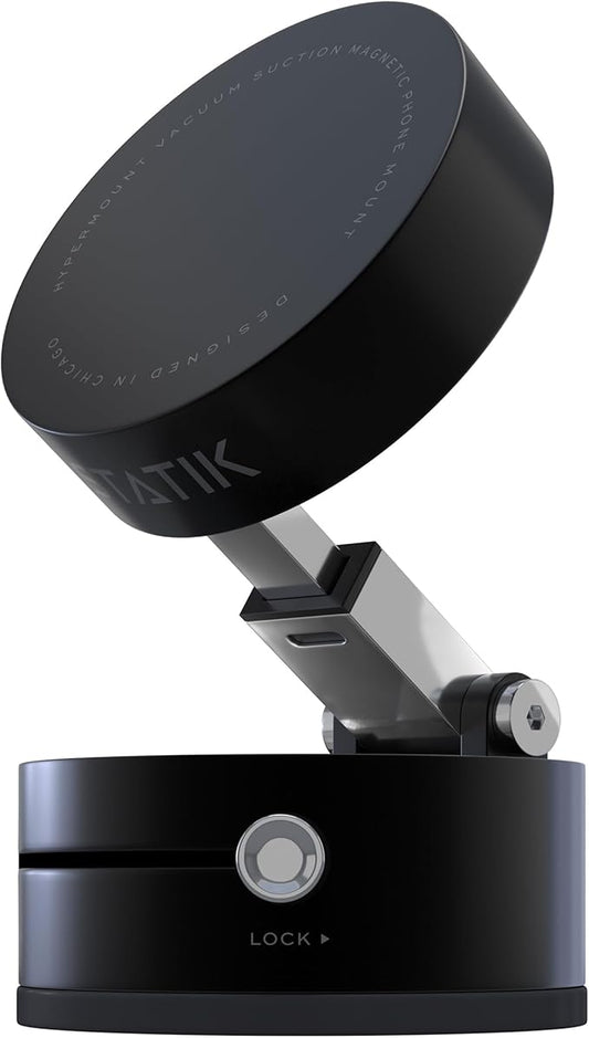 Statik HyperMount (Gen 2) Phone Mount, Magnetic Phone Holder, MagSafe Car Mount for Phone Works on Smooth & Lightly Textured Surfaces, iPhone, Samsung, and Android Compatible