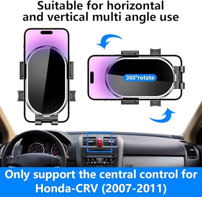 Car Phone Holder for Honda CR-V CRV 2007 2008 2009 2010 2011 LX EX EX-L Auto Accessories Navigation Bracket Interior Decoration Dashboard Cell Mobile Phone Mount Holders case Accessory