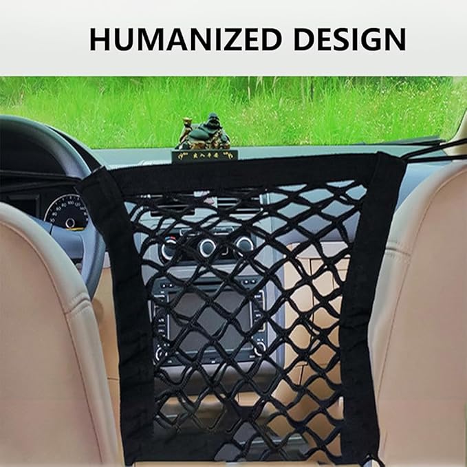 Dog Car Barrier for Hyundai Palisade 2018-2025 LX2,Vehicle Pet Barrier Backseat Mesh Dog Car Divider Net,Pet Car Back Seat Barrier Net,Safety Travel Accessories