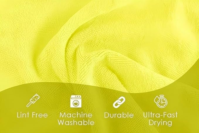 48 Pack 16'x16' Microfiber Household Cleaning Cloths - Multi-Purpose, Machine Washable, Absorbent Towels for Kitchen, Car, Home Appliances (16x16 48pk Green)