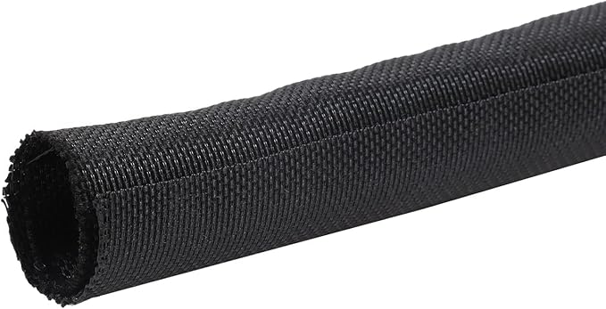 Automotive Wire Sheathing Split Wire Loom Braided Mesh Woven Cable Sleeve for Wires/Cable Cord Protector (5/16" - 28 Feet)
