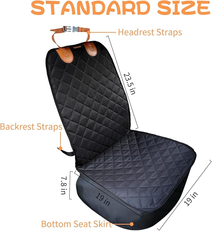 Dog Front Seat Cover for Dogs Cover for Car Seat Cover Front Seat Bucket Seat Covers for Dog Front car seat Cover