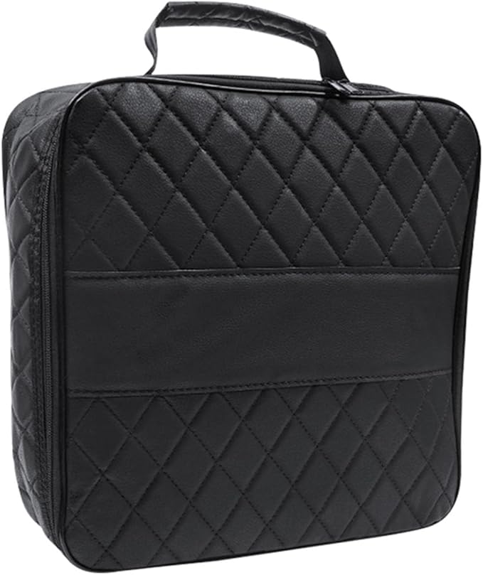 EV Charging Cable Storage Bag for Porsche Cayenne Turbo S E-Hybrid 2017–2025 2020 2021 2022 2023 2024, PU Leather Water-Resistant Reinforced Case, Large Capacity Durable Car Charging Cable Organizer