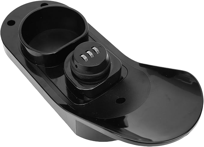 EV Charger Holder Wall Mount with Combination Lock, Nozzle Holster Dock Car Charging Cable Holder, Electric Vehicle Charger Organizer for Type 2 Connector