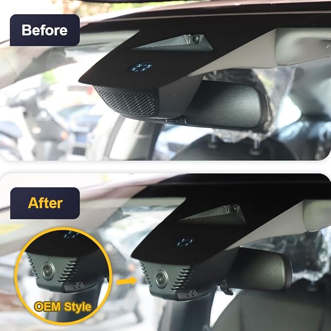 Fitcamx Front 2K+Rear 1080P Dash Cam Suitable for Honda Accord 2023 2024 2025 Hybrid Sport LX EX Touring EX-L (Gen11), OEM Look, Dual HD Video, Loop Recording WiFi, G-Sensor, Easy to Set, 64GB Card