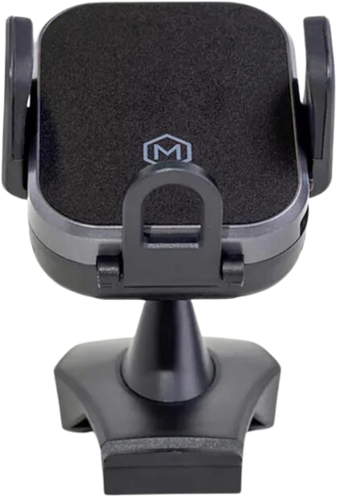 Wireless Car Charger - Mini Grip Cradle Version 2.0-15W Fast Charging - 360 Degree Rotation Compatible with Samsung Galaxy S24, S24 Ultra, iPhone 16, 16 Pro, 15, 15 Pro, Pro Max Phone Holder