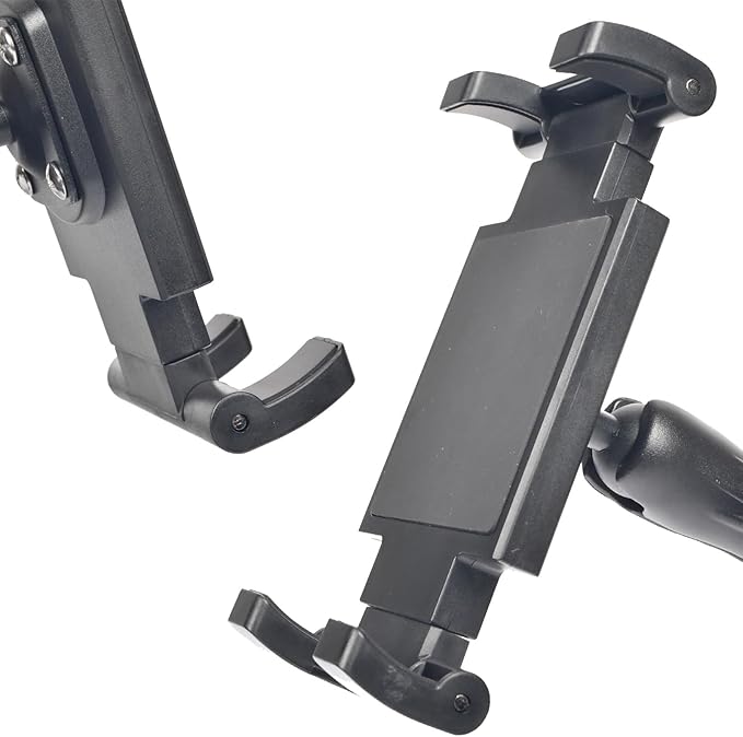 VAUBORTTI 1" Ball Tablet Holder – Screw-Mounted Tablet Mount Compatible with RAM B Size System, Adjustable iPad Holder for 7-12.9" Tablets, Car Truck Boat Dashboard
