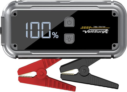5000A Portable Jump Starter for Car, 12V Jump Box for Engine Max 7.0L Gas/5.5L Diese, Jumper Starter Battery Charger Pack with LED Flashlight & USB Port